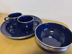 コールマン ホーロー食器 アウトドア 皿 琺瑯
