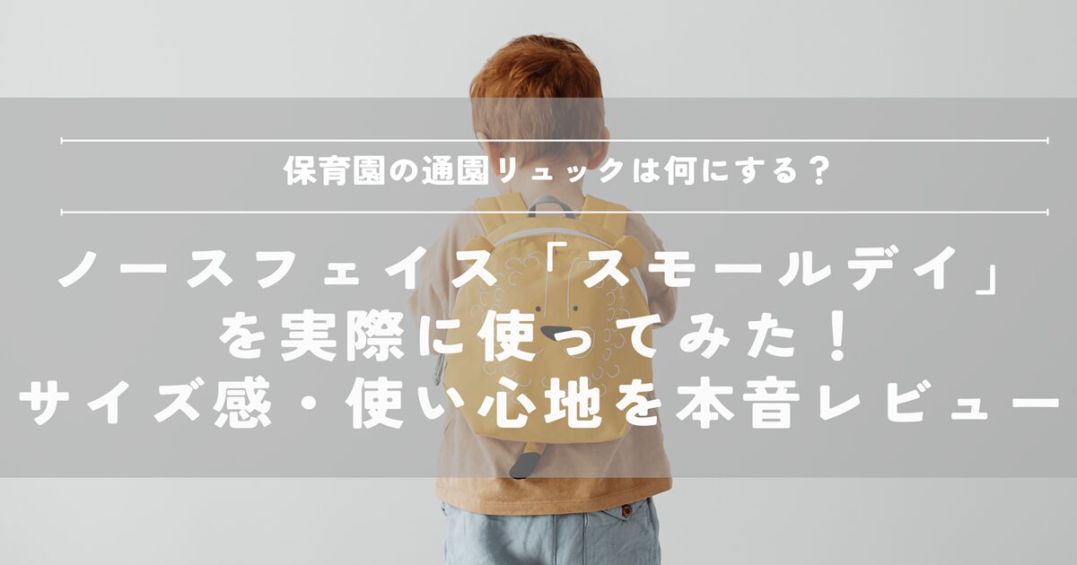 ノースフェイス　スモールデイ　保育園　リュック　２歳　３歳